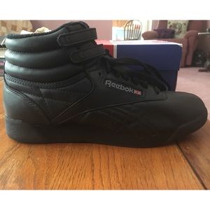Black Reebok High Top Sneakers
